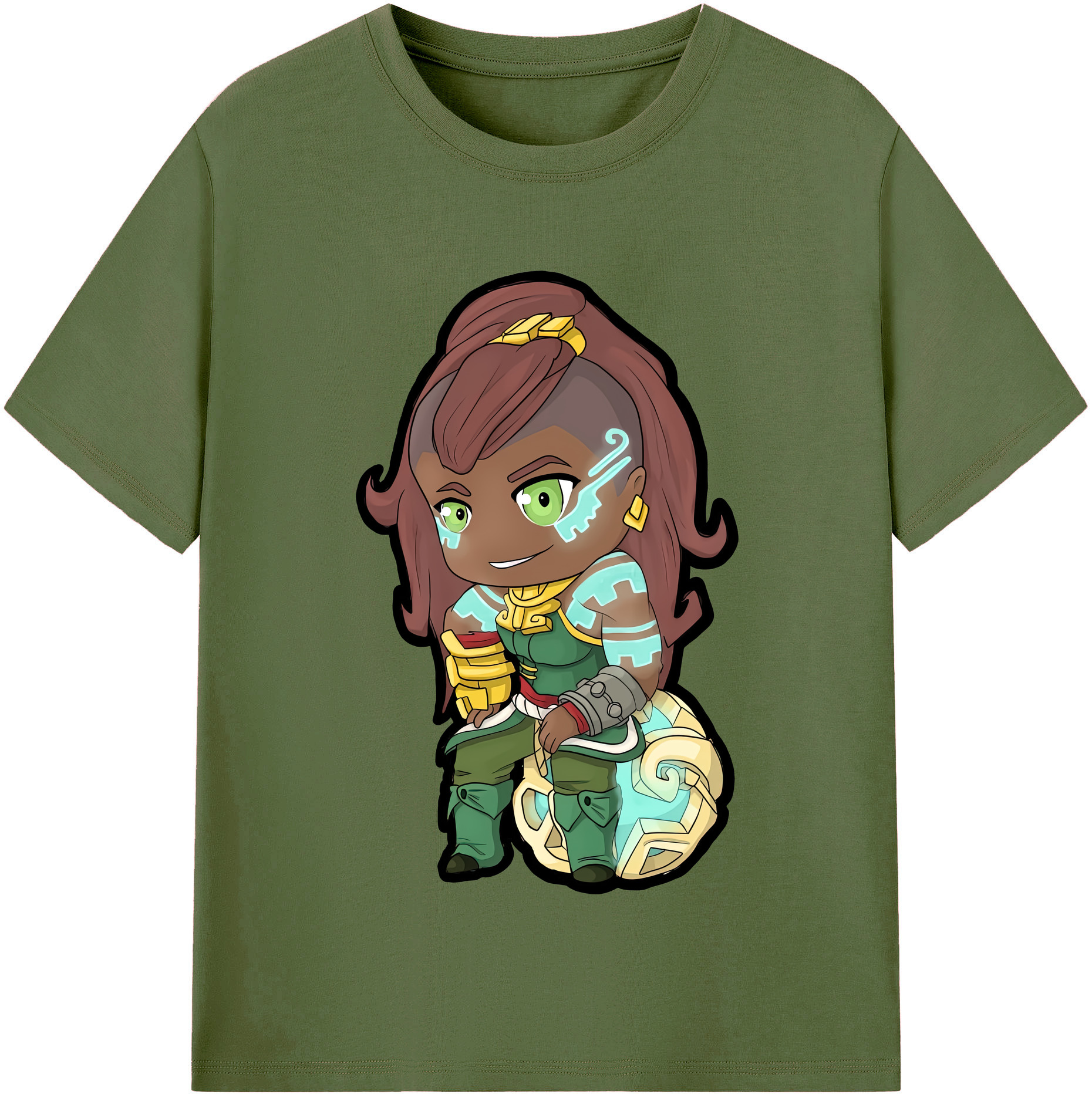 （画像用） ちいかわ ハチワレ Chii-kawa hachiware 綿100％半袖Tシャツ（フロントプリント）